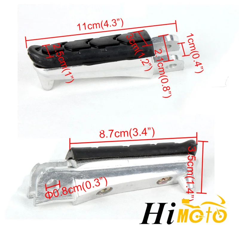Передние Подножки для мотоцикла подножка Kawasaki Vulcan 800 900 1500 1600 2000 Ninja 250 ZX6R ZX10R Honda Shadow