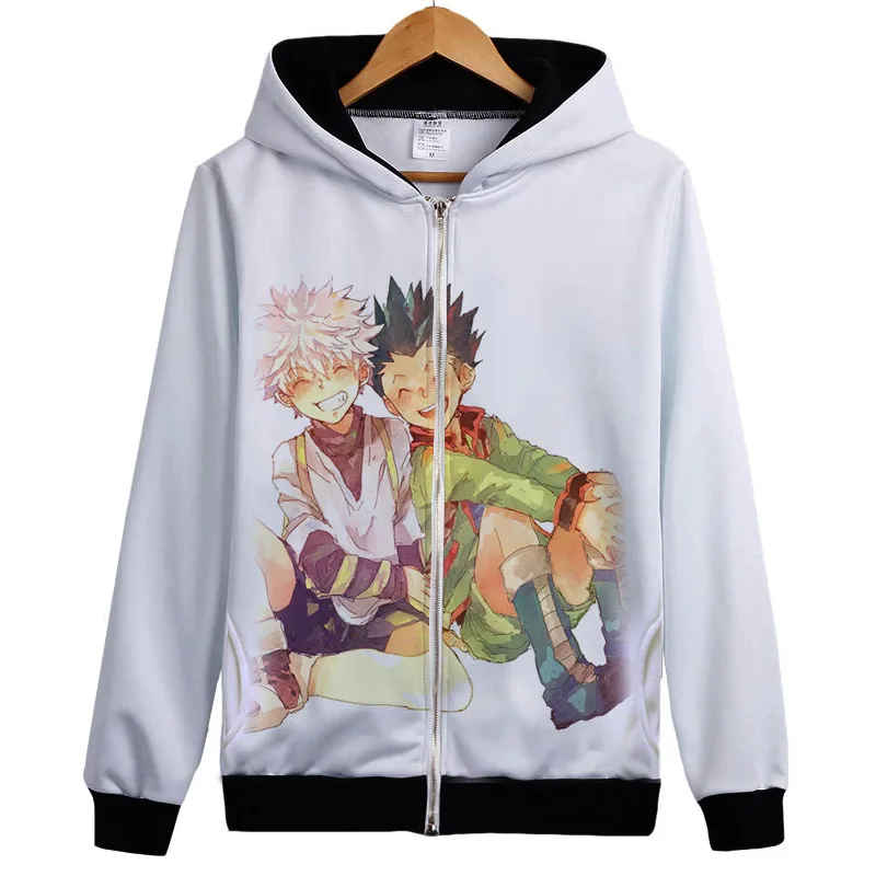 Охотник х Охотник Толстовка GON FREECSS Killua Zoldyck Kurapika японское аниме пальто толстовка крутые комиксы унисекс модный свитер - Цвет: 6