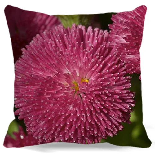 Фиолетовый хризантем хлопок раньше 16 дюймов 18 и т. д. 5 размеров креативный