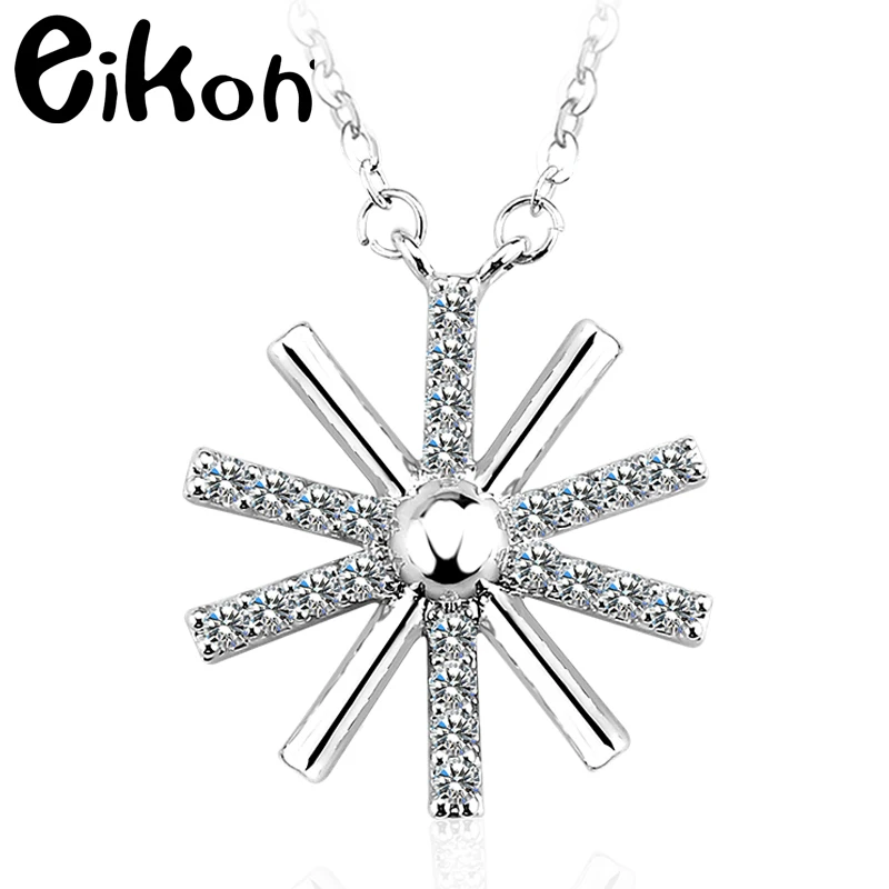 Eikoh 2017 Новый Дизайн Чешуйчатого Шарм Ожерелье Серебряный Цвет Нержавеющей Стали