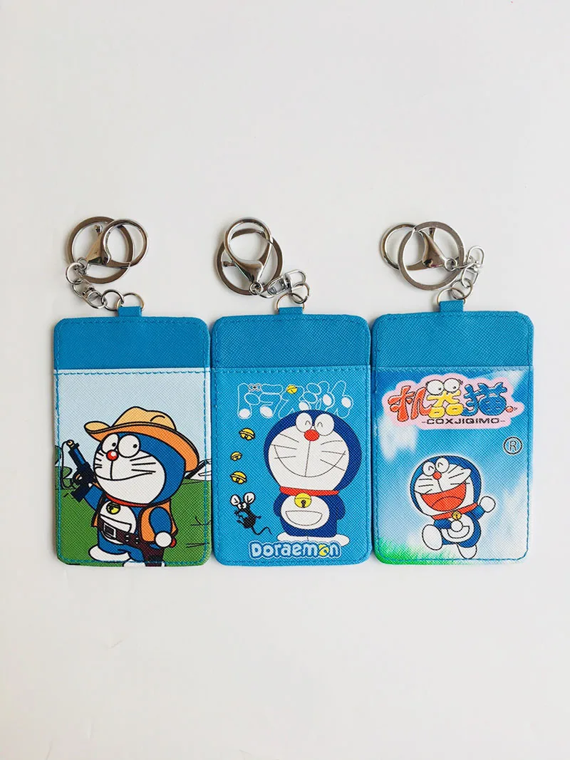 IVYYE 1 шт. Doraemon аниме плюшевый держатель для карт PU мультфильм Кредитные ID Сумки монета автобус карта кошелек малыш девочки подарки на день рождения Новинка
