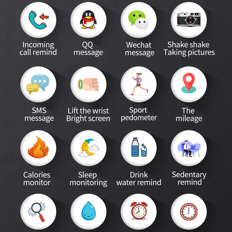 Умные часы Sl1 мужской женский спорт фитнес трекер активности Ip67