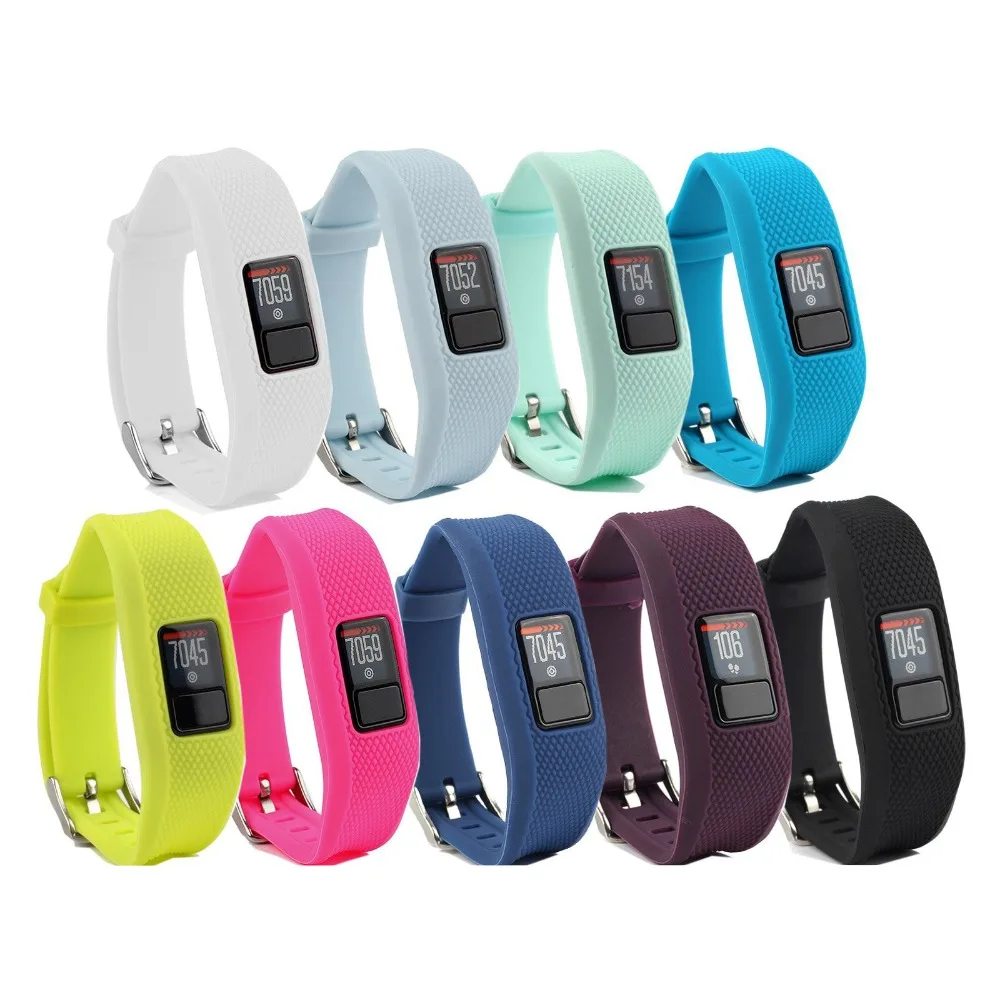 (JM3GJSS) для Garmin Vivofit 3 сменный аксессуар ремешка браслета с металлической застежкой