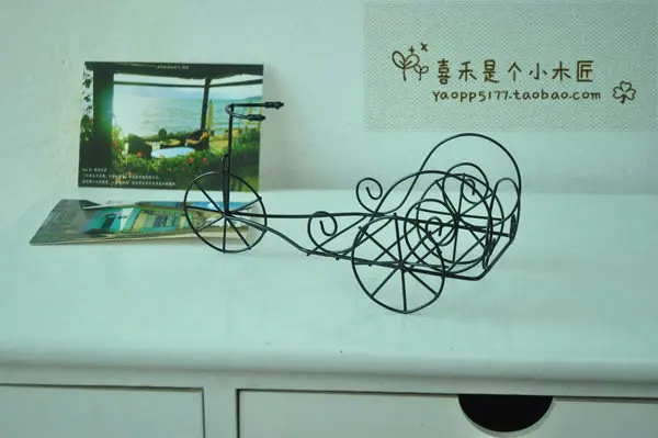 Wine rack creative home accessories wire ornaments crafts gifts pastoral style |