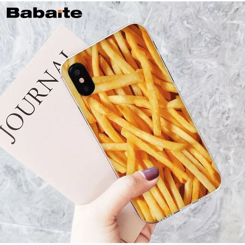 Babaite еды шоколадное печенье картофель фри beer2 Smart Cover мягкий чехол для телефона с