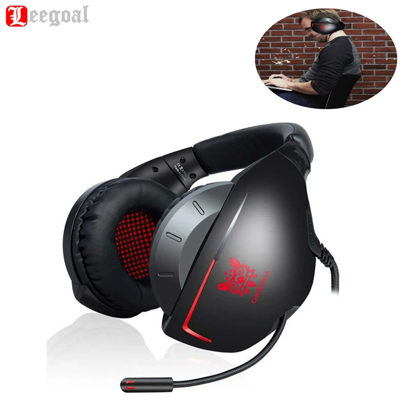 Модные крутые Игровые наушники головной гарнитур K5 Pro проводная стереогарнитура