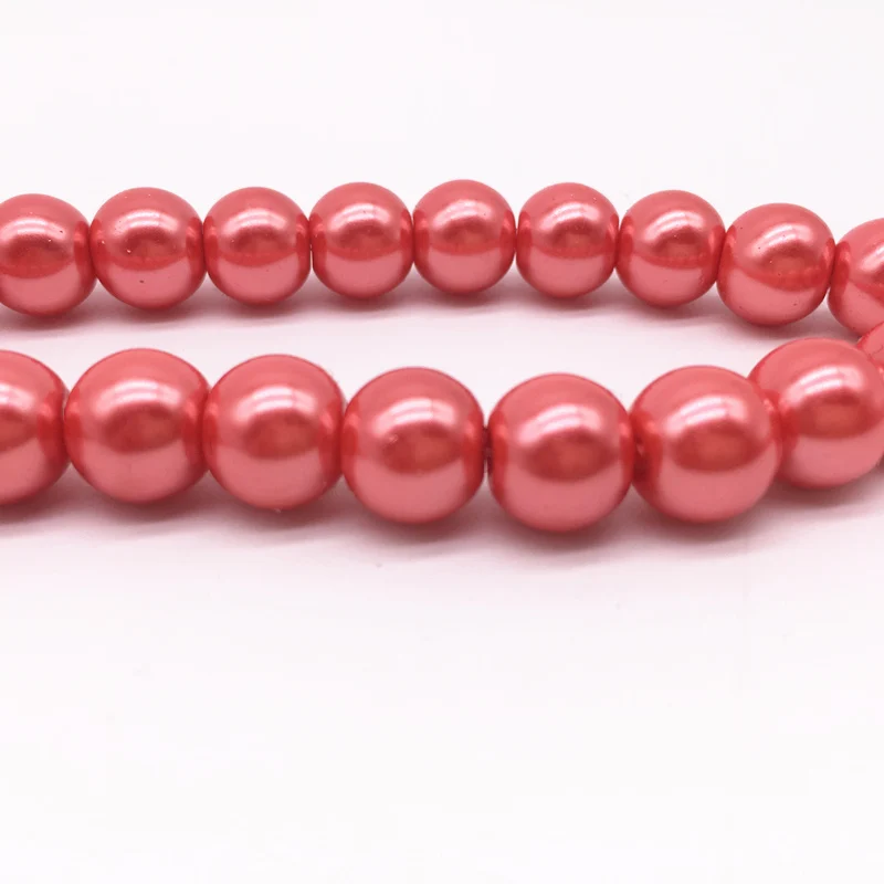 Wholesale 4/6/8/10mm Round Ball Loose Glass Pearl Spacer Charm Beads DIY Jewelry Making #06 | Украшения и аксессуары