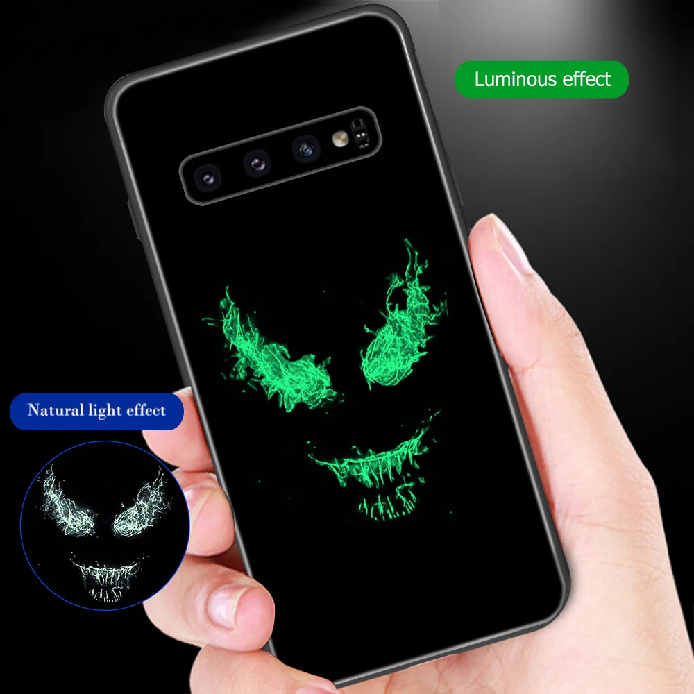 Ciciber чехлы для телефонов samsung Galaxy S10 S9 S8 Plus Note 8 9 S10e + Funda чудо-яд светящаяся