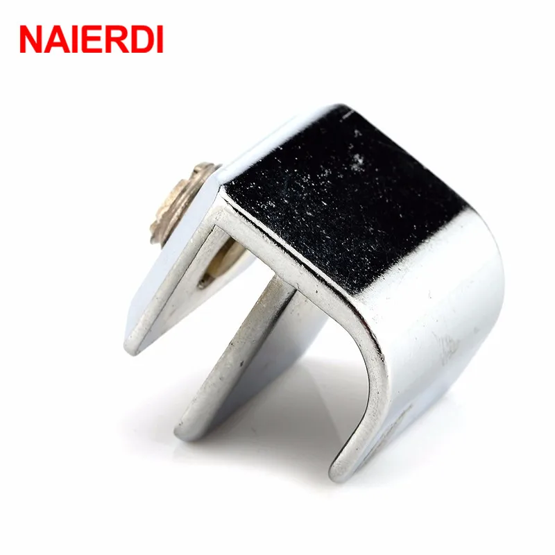 4 шт. стеклянные зажимы NAIERDI с ручками алюминиевые полки из сплава угловые