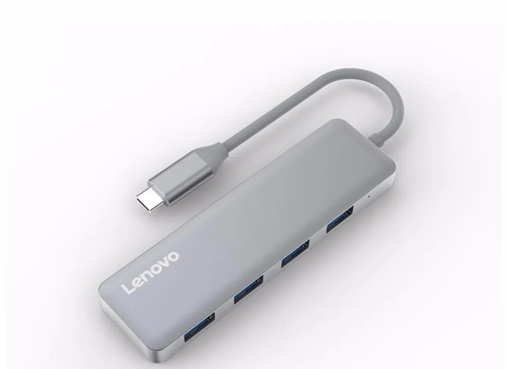 Lenovo C610 концентратор больше портов адаптер USB 4 в 1 конвертер Тип C 3 0 Lan сетевая