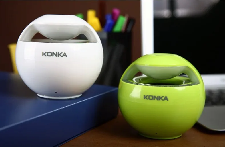 Free shipping ! Konka wireless bluetooth speaker usb mini mobile phone audio portable car outdoor speaker|phone purple|speaker phonephone player |