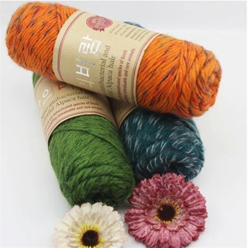 Шерсть альпака толстая пряжа 300 г/лот натуральная норковая кашемировая шерсть