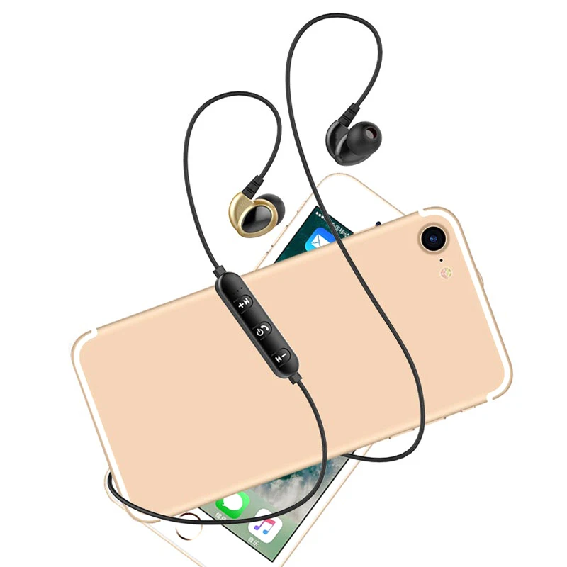 Беспроводные наушники Bluetooth вкладыши гарнитура спортивный Магнитный наушник с