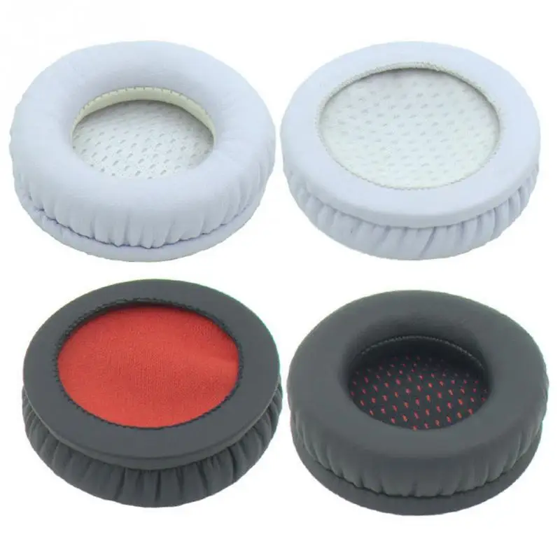 

80MM for Motorola HT280/ BH200/RAPOO H3000 etc Soft PU+Foam Replacement Headphone Earpads Cushion Pad