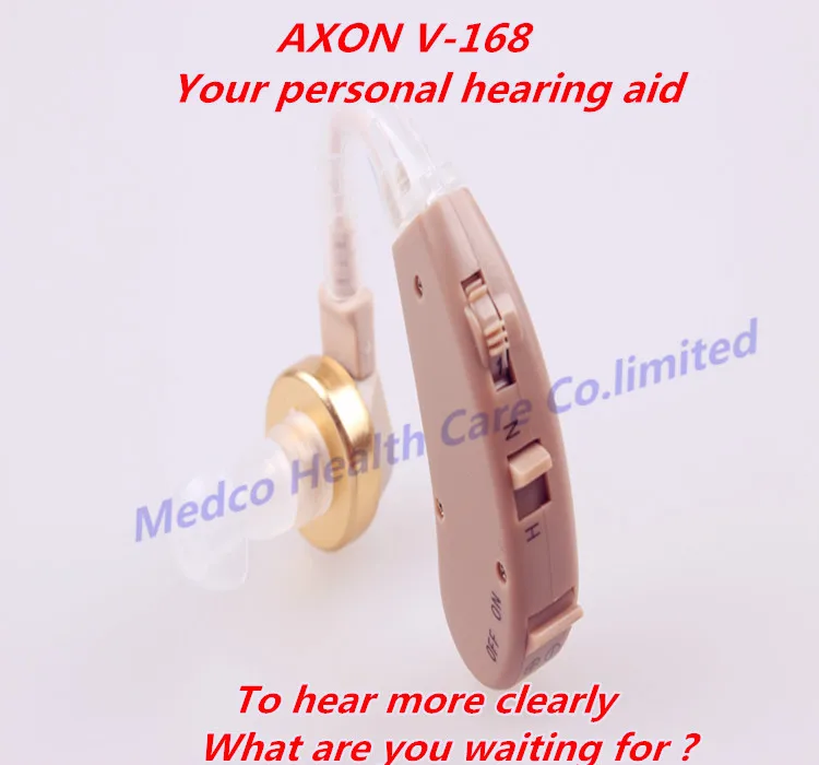 Бесплатная доставка AXON V 168 BTE слуховой аппарат звуковой усилитель медицинское