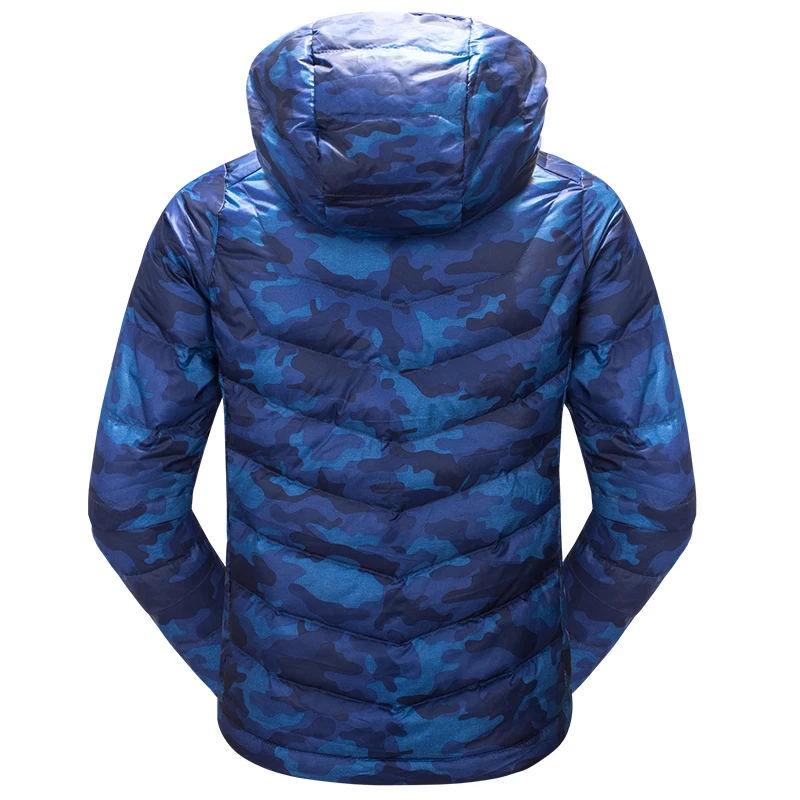 Tectop/осенне-зимнее камуфляжное пуховое пальто детская дышащая удобная теплая