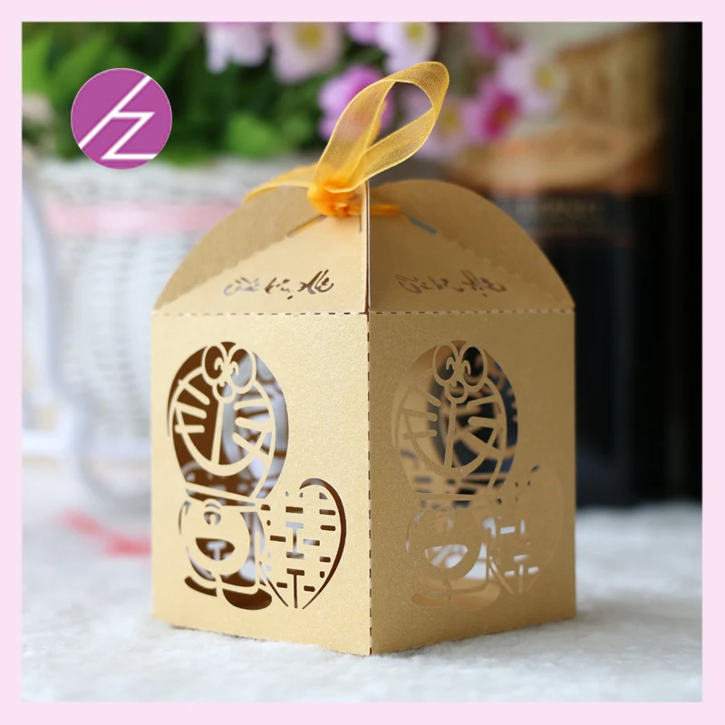 Бесплатная доставка DORAEMON дизайн Свадебные аксессуары конфетная Подарочная