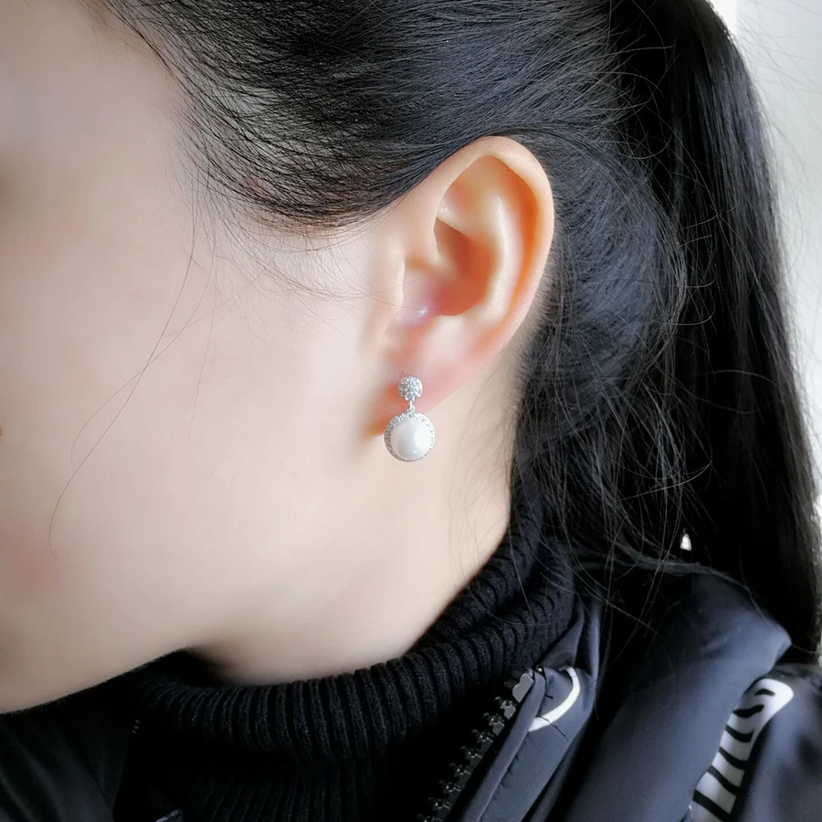 11 распродажа Bijoux Femme Boucle d oreille микро проложенный с AAA кубическим цирконием простой