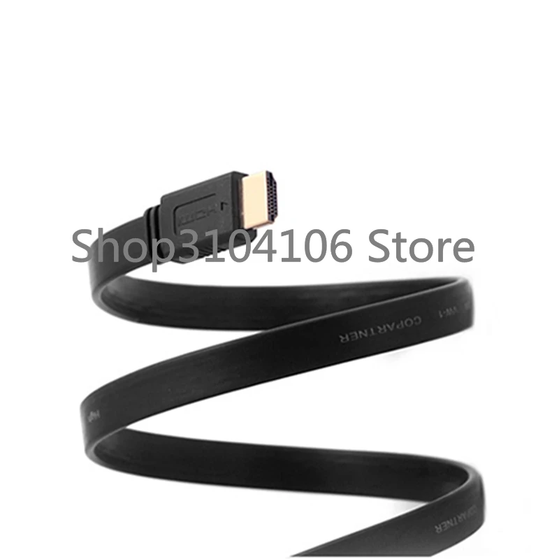 Новинка 1 4 версия 3D HDMI штекер-штекер AV аудио видео гибкий ленточный короткий