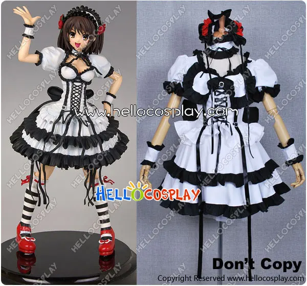 

Haruhi Suzumiya Cosplay Haruhi Suzumiya Gothic Lolita Dress H008