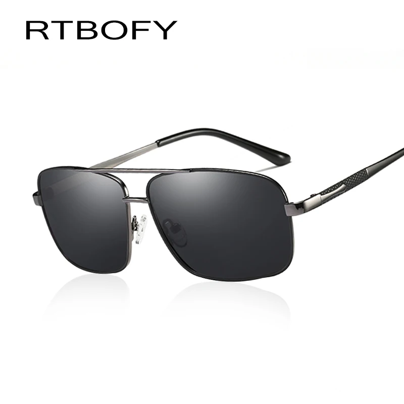 Солнцезащитные очки RTBOFY Polarized Sunglasses Mens Cool Vintage Brand Design Male Polaroid lenses Goggles Shades Masculine glasse W0959