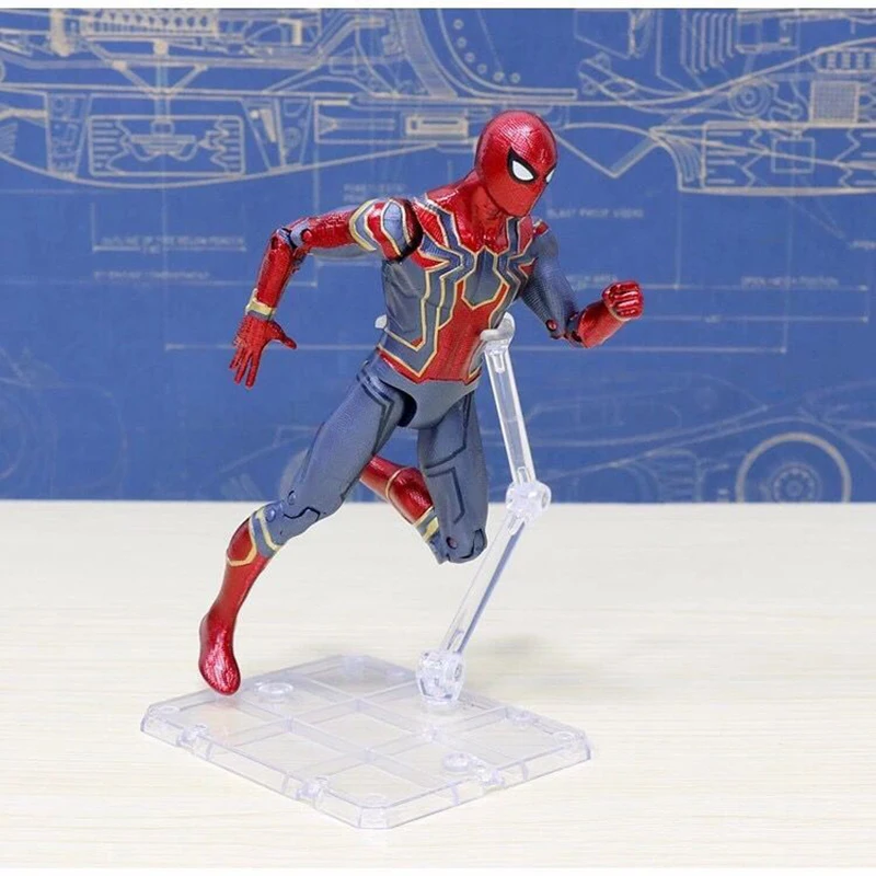 Мстители бесконечные войны Marvel Bandai Железный Человек паук Аниме фигурки модель