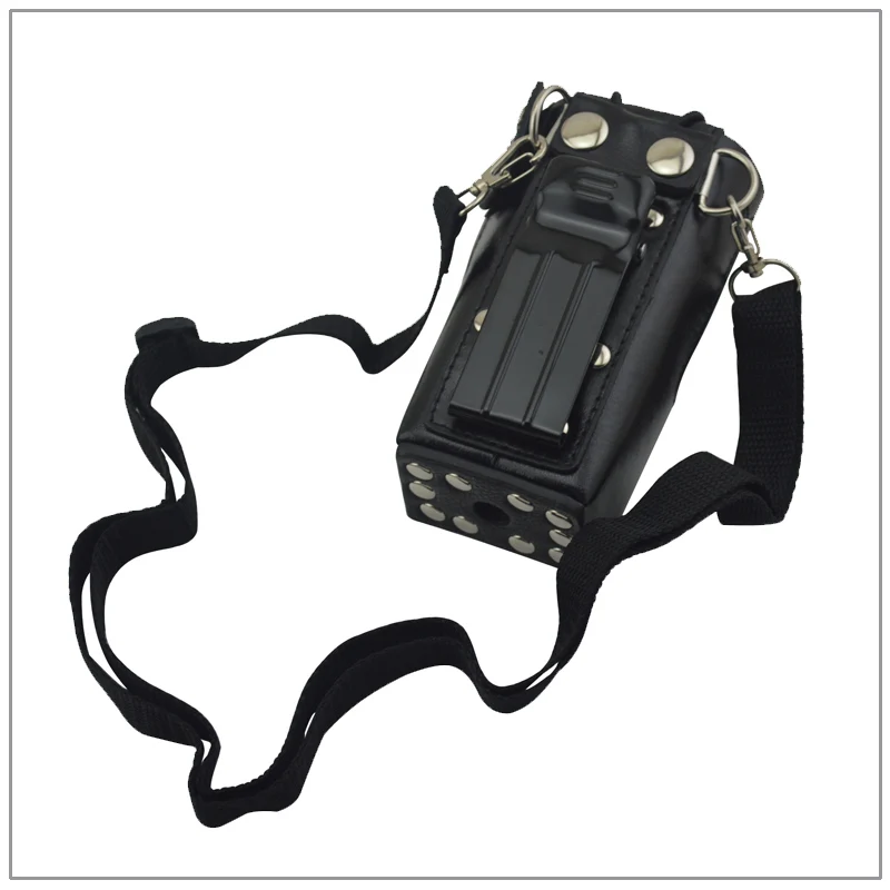 Кожаный чехол для переноски с ремнем и клипсой Motorola GP328/GP340/HT750/HT1250 EP450 т. Д. рация |