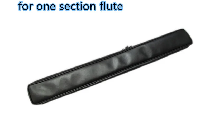 60cm E one section Высокое качество Портативный 1 секция флейта сумка двойной искусственная(-ый) искусственной кожи на молнии чехол толщиной ударопрочный флейта аксессуар gig Крышка для CDEFG ключевой ремень - Цвет: 60cm E one section