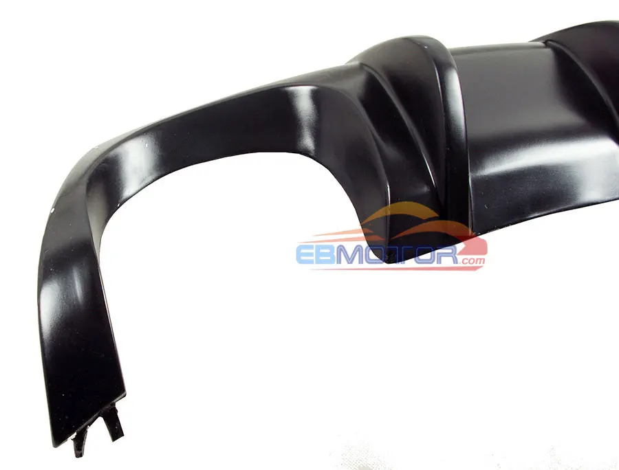 UNPAINTED Quad Exhaust Dual Outlet Rear Bumper Lip Diffuser For VW Scirocco R 10-13 V073F | Автомобили и мотоциклы