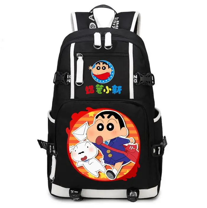 Рюкзак с героями мультфильмов, аниме, Crayon Shin-chan, косплей, st, рюкзак для старшеклассников, студентов, Повседневная унисекс сумка для ноутбука, дорожная сумка