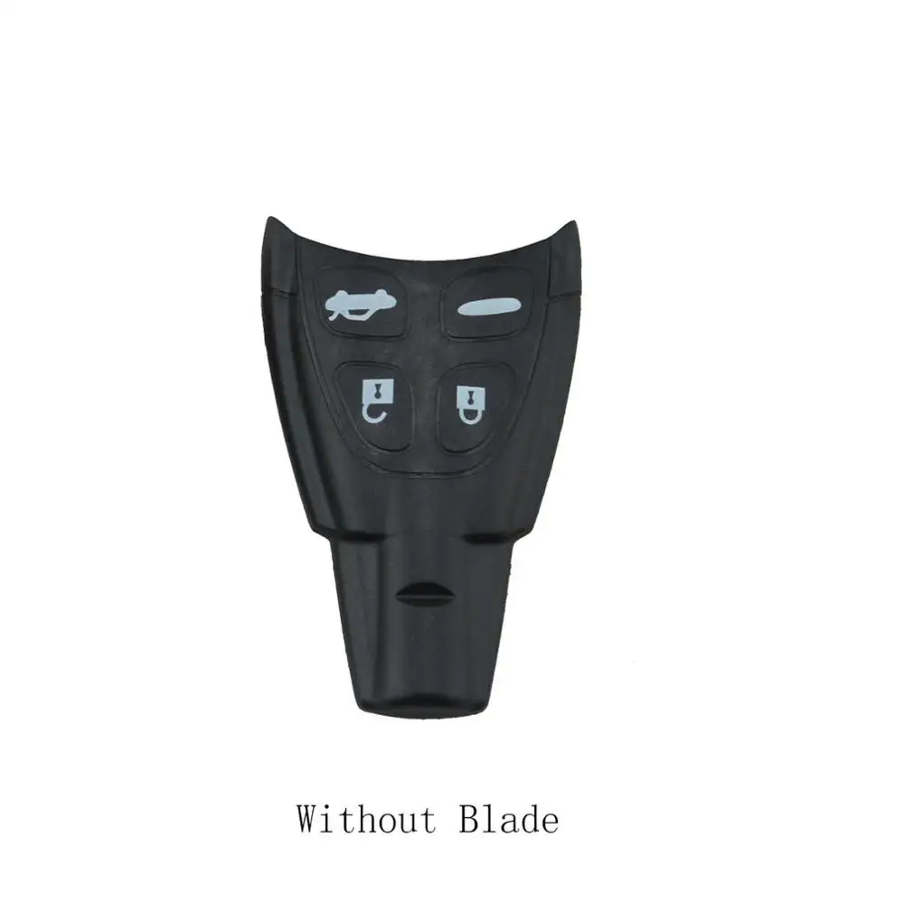 Without Blade Qwmend дистанционный ключ для автомобиля в виде ракушки для SAAB 9-3 9-5 2003 2004 2005 2006 2007 2008 2009 2010 LTQSAAM433TX ключ - Количество кнопок: Without Blade