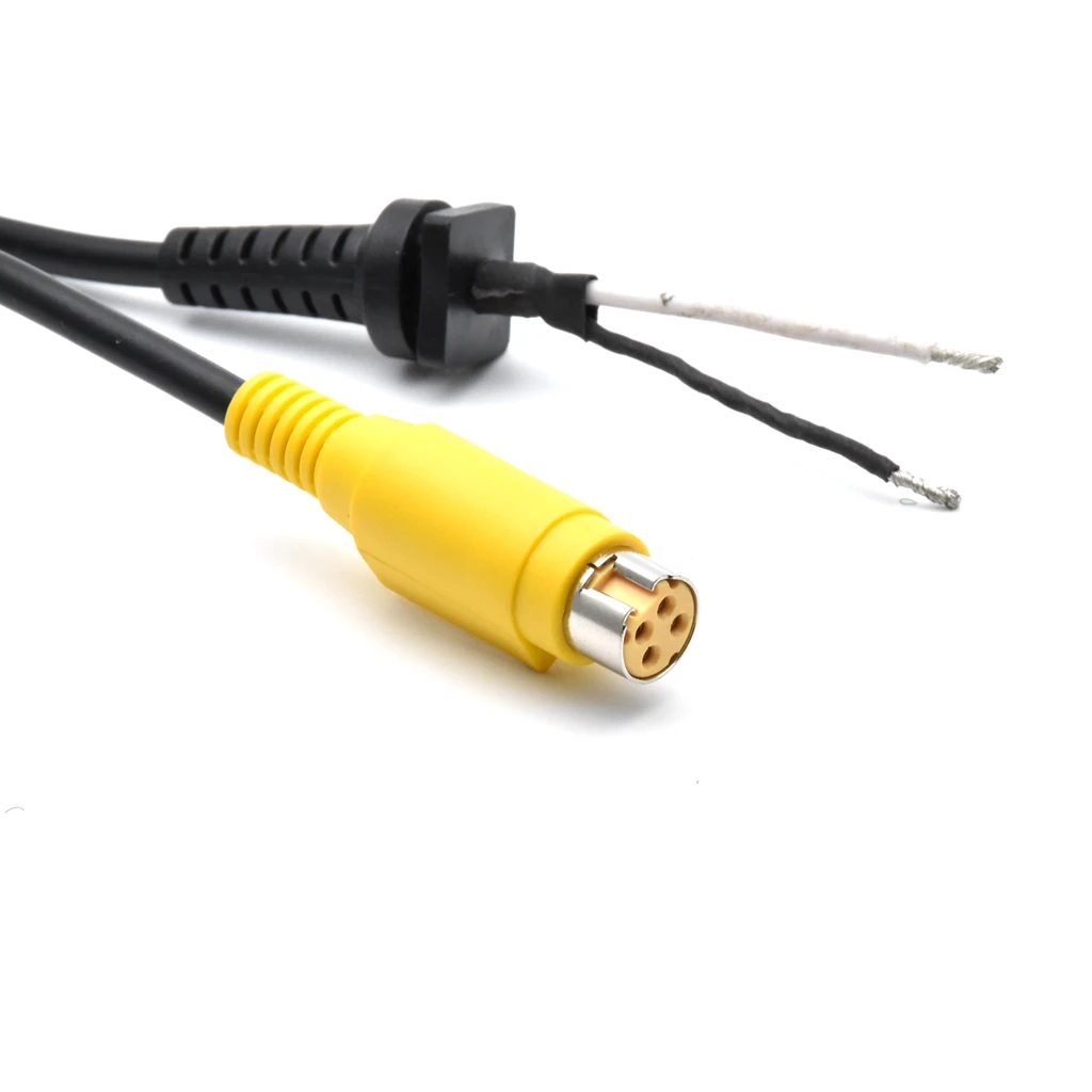 Кабель питания постоянного тока 4 контактный разъем штепсельная вилка шнур для