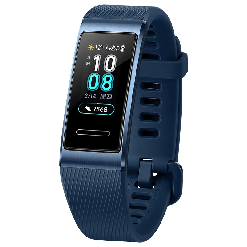 Смарт браслет Huawei Band 3 Pro с GPS металлическая рамка экран 0 95 дюйма