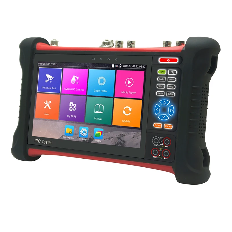 7-дюймовый монитор 4K cctv tester Pc ipc для камеры видеонаблюдения poe ip-камера тестер