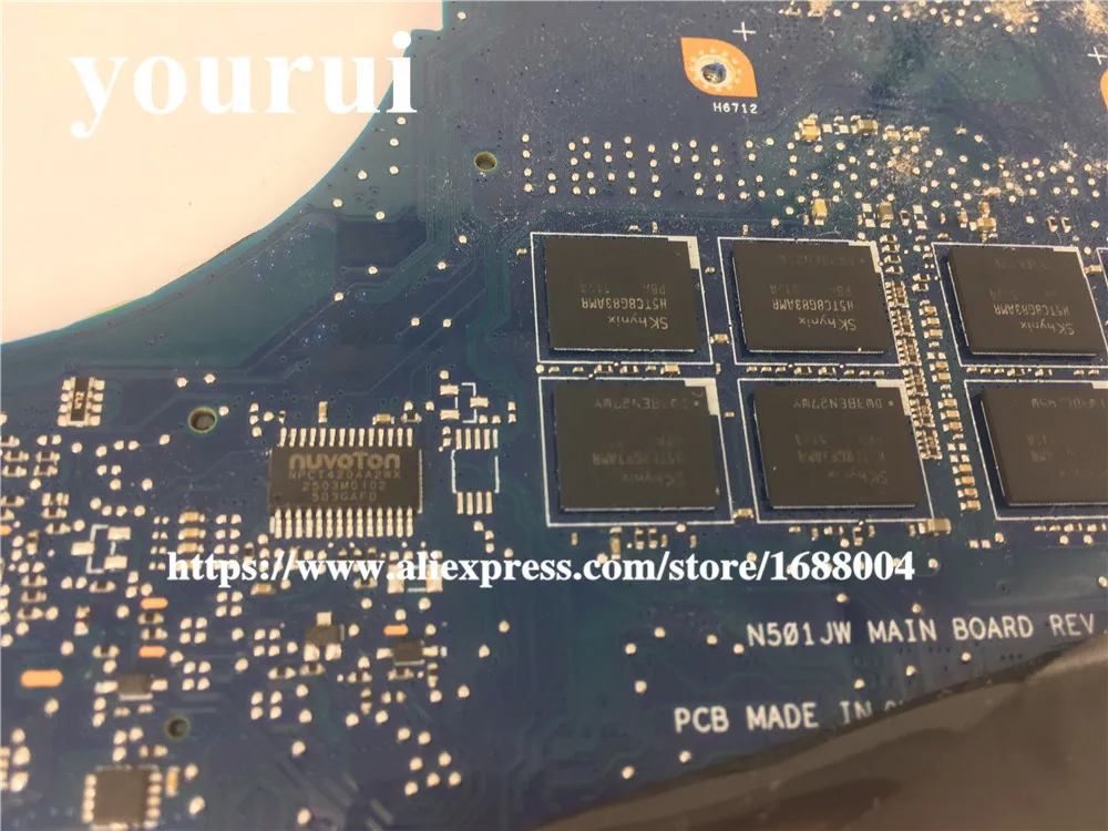 N501JW материнская плата GTX960M i7 cpu REV 2 1 Для ASUS UX501J UX50J для ноутбука | Компьютеры и офис