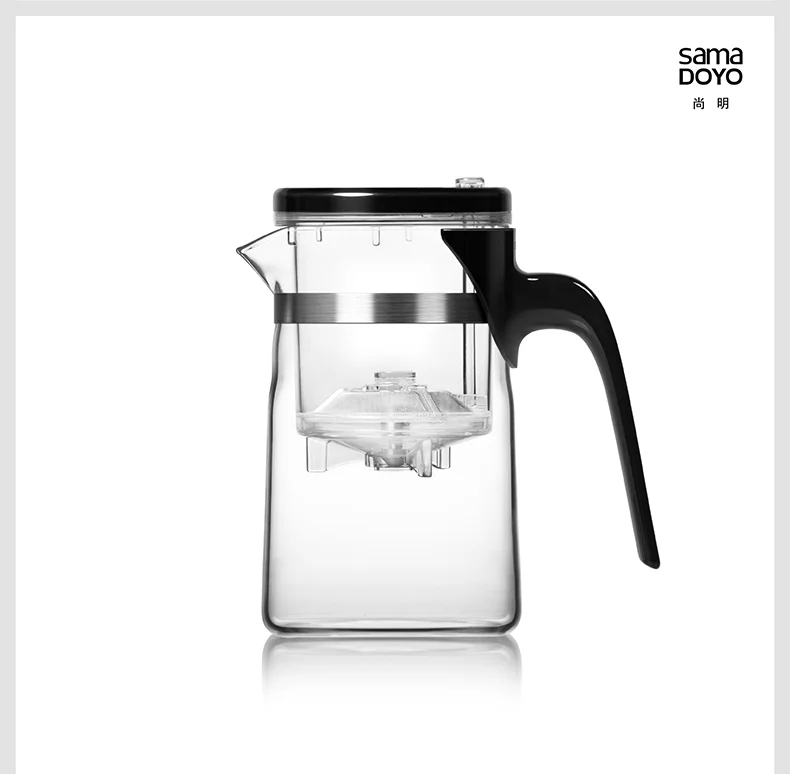 Samadoyo E-01 высококачественный Gongfu Чайник и кружка 500 мл стеклянный чайник SAMA Art чайная чашка для Dian Hong черный чай Da Hong Pao