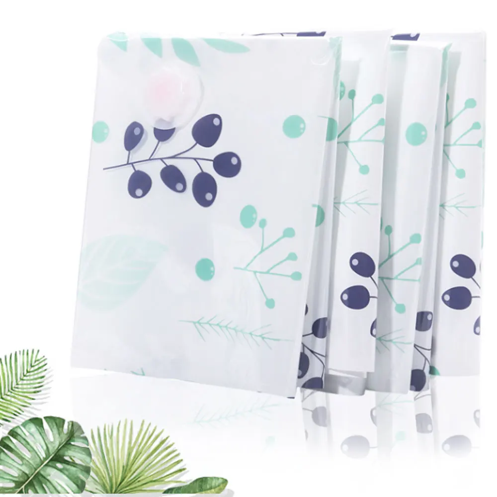 Eco-friendly Foldable Space Vacuum Dust-Proof Storage Bags Reusable Vacum Seal Bag Home bedroom Clothes Quilt Storage Bags