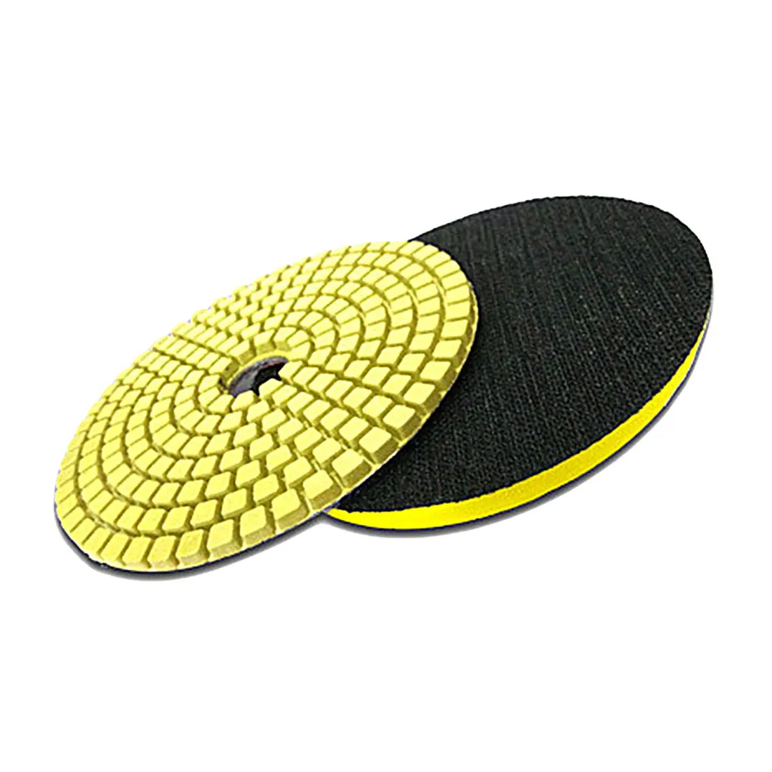 Набор алмазных полировочных подушек 4 дюйма 100 мм для мокрого сухого гранитного