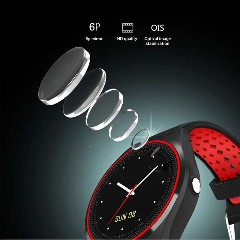 Sograce 2 шт. любителей умные часы модные Камера женские смарт для мужские smart watch