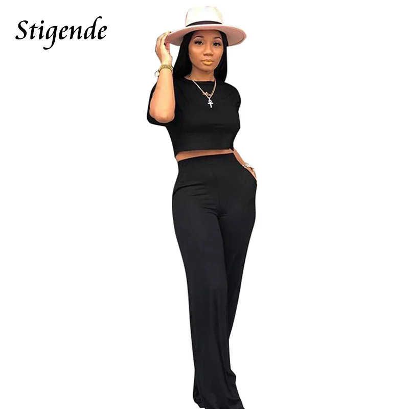 Женский повседневный комплект из 2 х предметов топа и брюк с коротким рукавом| |