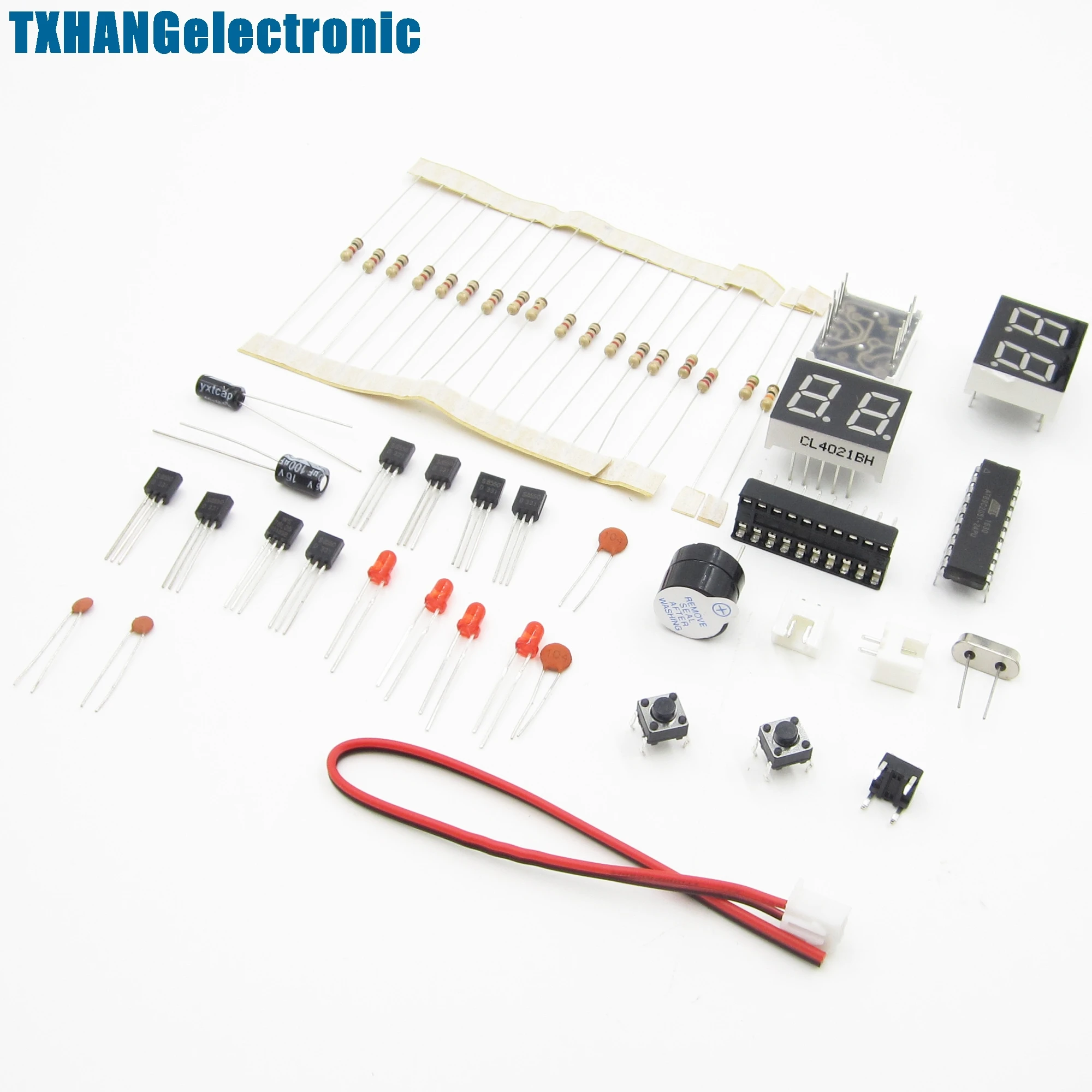 C51 6 Bits Digital Electronic Clock Production Suite DIY Kits | Электронные компоненты и принадлежности