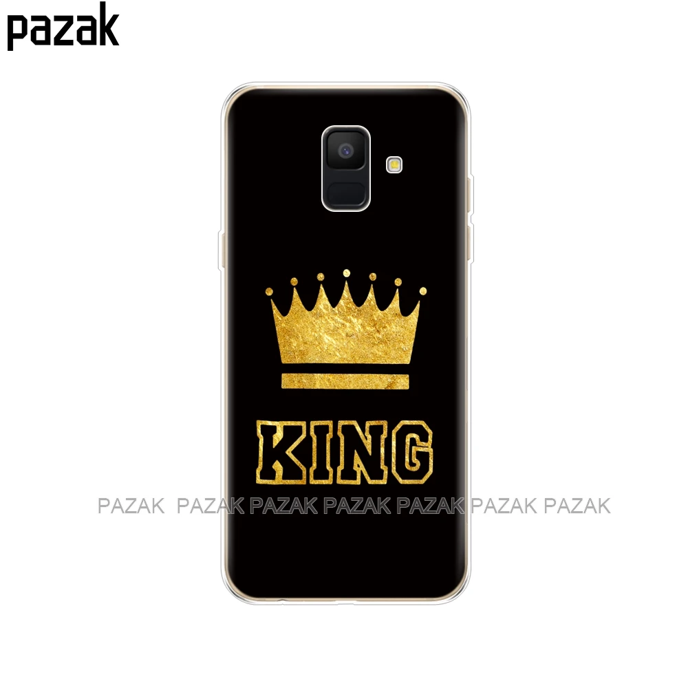 34371 Силиконовый чехол для телефона samsung Galaxy A6 Dual SIM SM A600 A600F, мягкая задняя крышка из ТПУ для samsung A6 Plus A605 A605F pop - Цвет: 34371