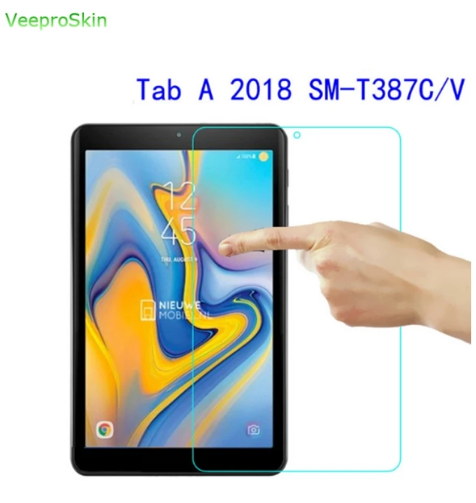 2 шт./лот для Samsung Galaxy Tab A 8 дюймов 0 T387 T387V 2018 HD прозрачная защитная пленка