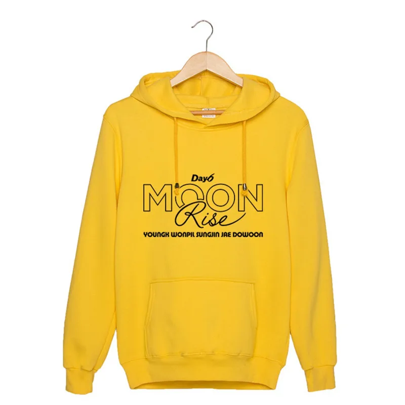 KPOP Корейская мода DAY6 альбом MOONRISE хлопковые толстовки с капюшоном пуловеры