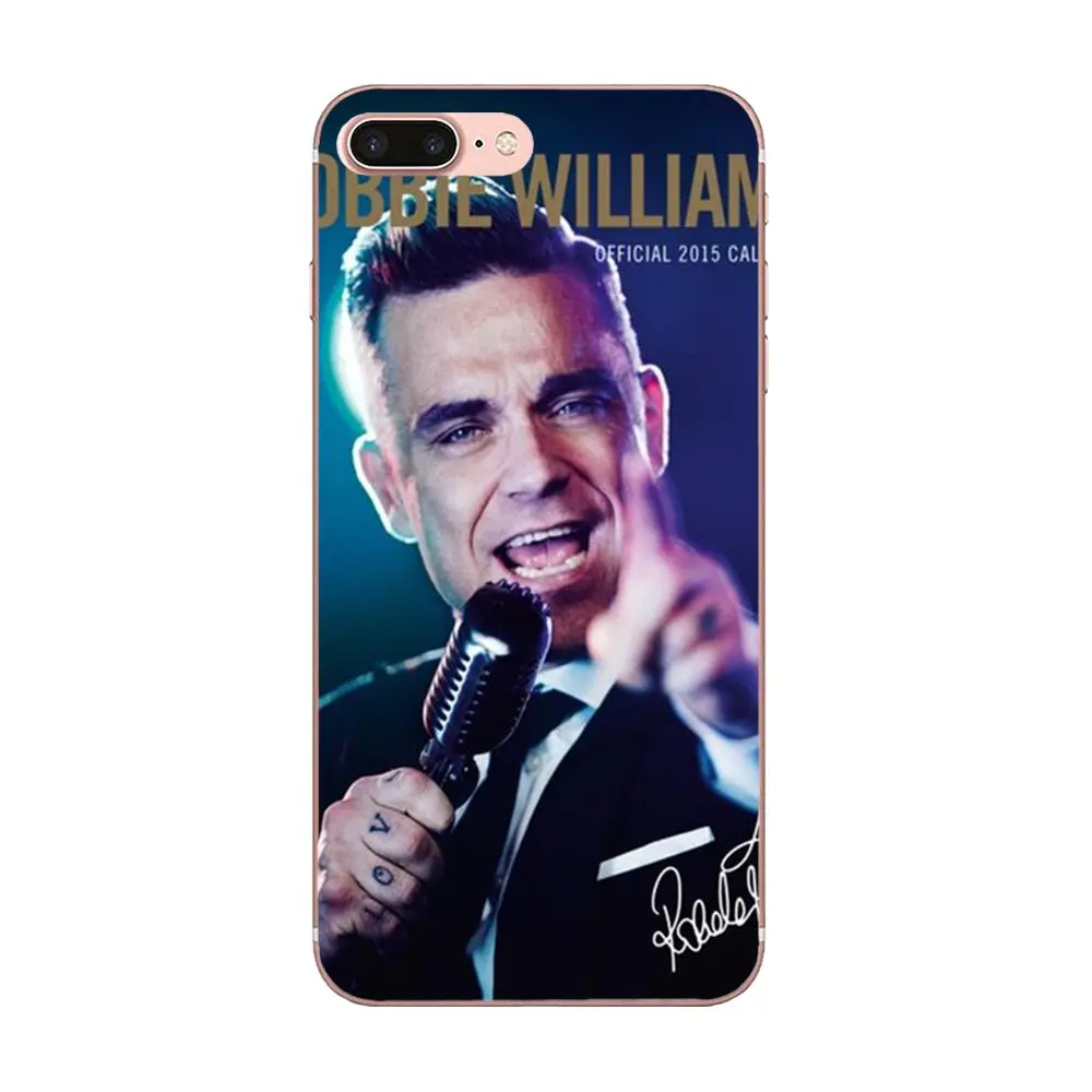 Мягкий термополиуретановый чехол Robbie Williams для Samsung Galaxy Note 5 8 9 S3 S4 S5 S6 S7 S8 S9 S10 mini Edge