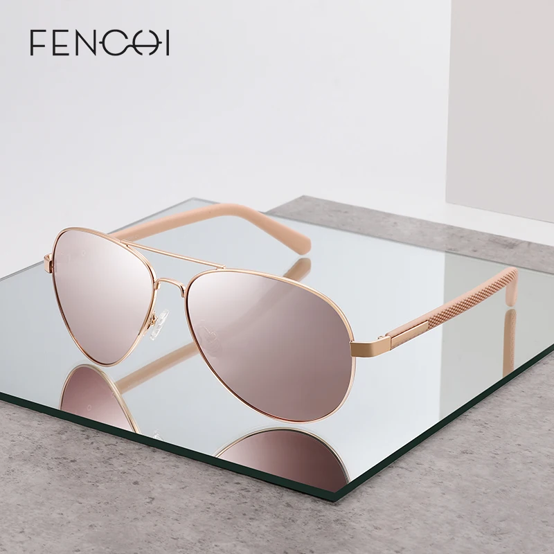 

FENCHI новые розовые синие ромбические Солнцезащитные очки женские 2019 Zonnebril Dames вождения солнцезащитные очки-авиаторы зеркальные очки oculos feminino