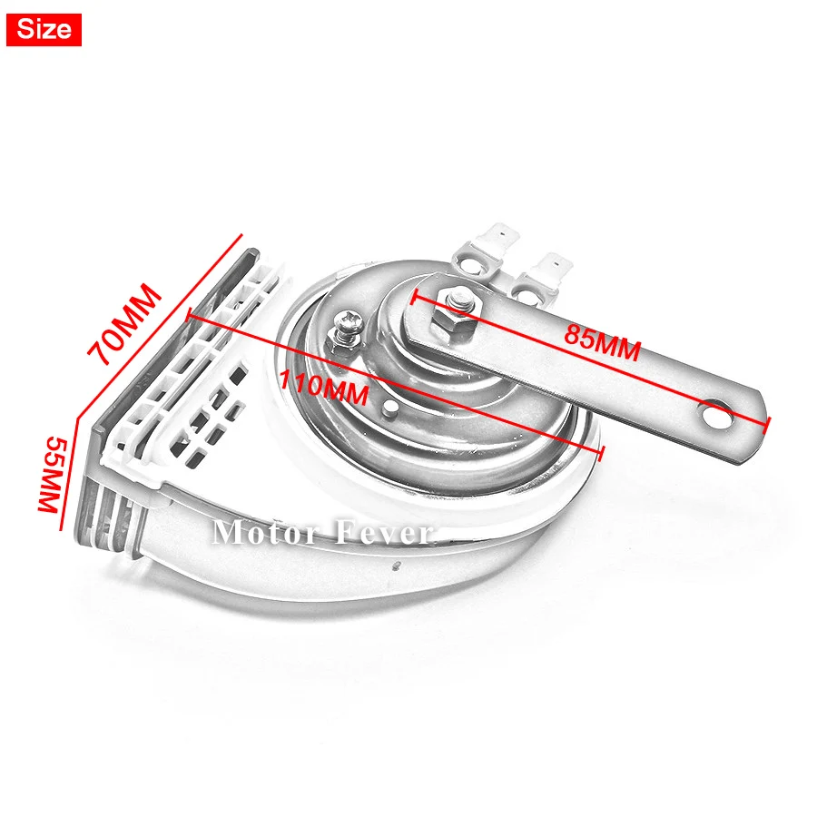 

Универсальный звуковой сигнал для мотоцикла, 12 В, переключатель, громкая сирена, звуковой сигнал для электрического автомобиля, для скутера, мопеда, внедорожника, квадроцикла, автомобиля, звуковой гоночный сигнал