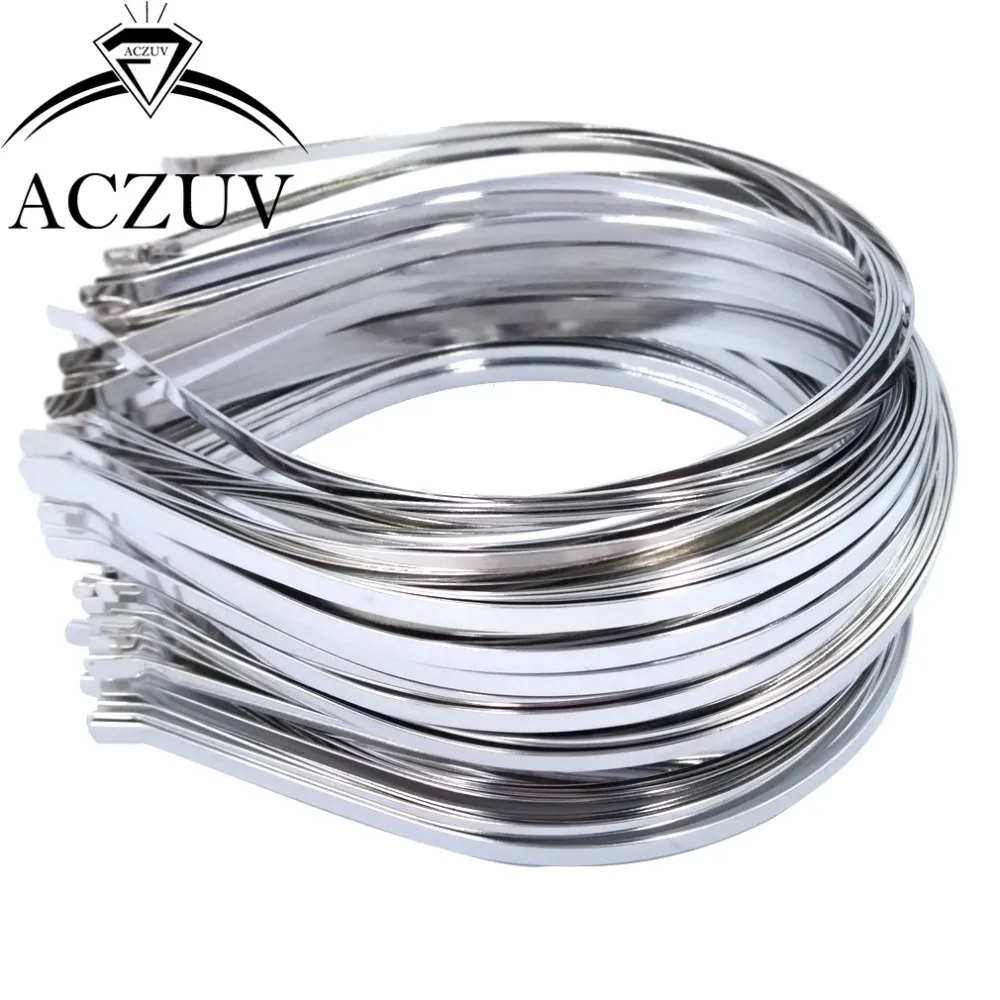 Аксессуары для волос металлическая повязка на голову 3 мм/4 мм/5 мм/6 мм/7 мм тусклый