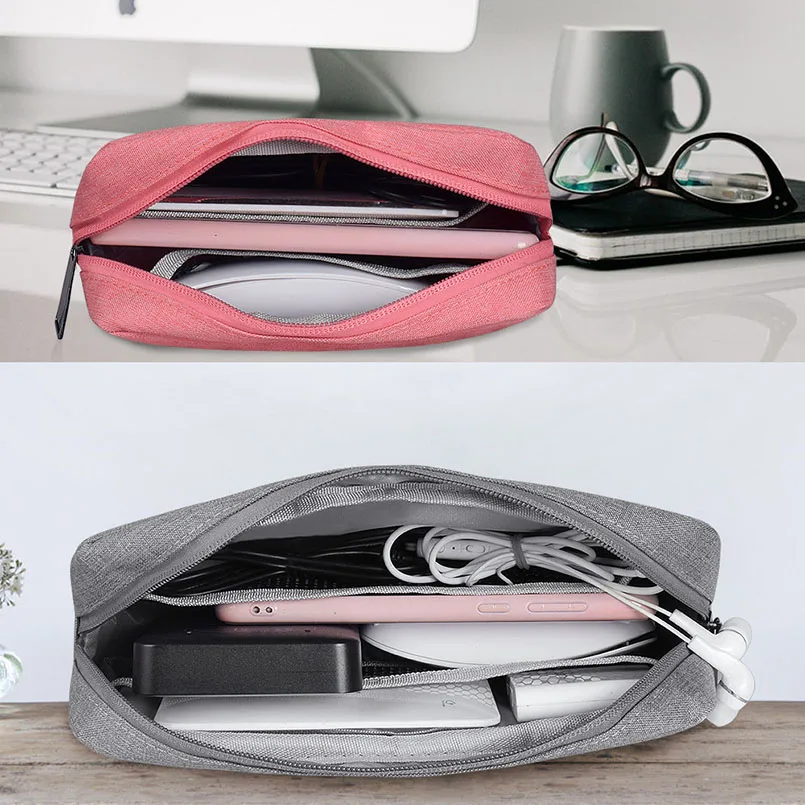 

Travel Organizador Portable Digital Accessories Gadget Devices Organizer USB Cable Charger Tote Case Storage Cable Organizer Bag
