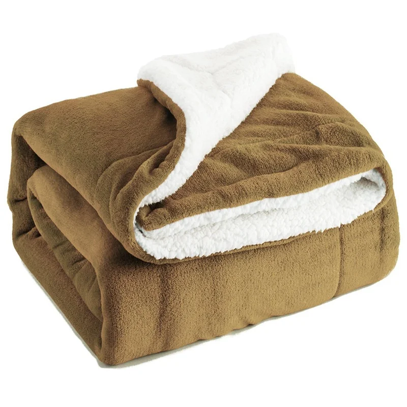 dark Khaki Однотонное Фланелевое Коралловое Флисовое одеяло, супер мягкое покрывало для дивана, зимнее теплое постельное белье, легко Стираемое одеяло из искусственного меха s - Цвет: dark Khaki